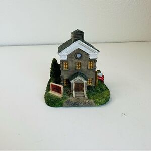 Liberty Falls & Americana Collection Miniature Village School 1992 Vintage